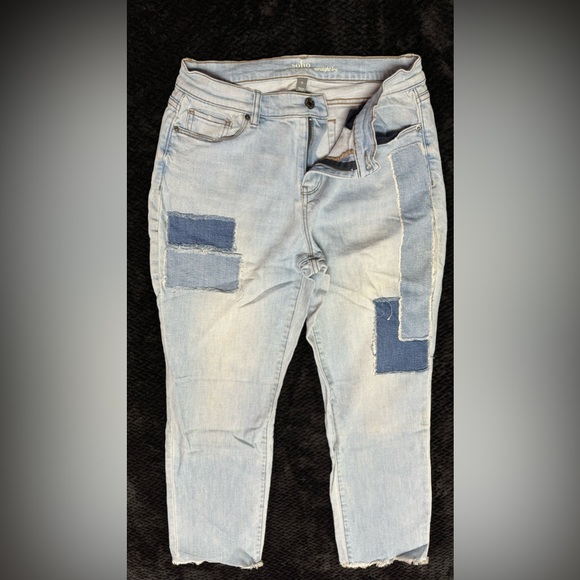 Soho Jeans Patchwork Denim Jeans - Picture 1 of 3